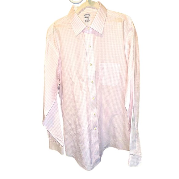 Brooks Brothers 1818  Regent Regular-Fit Dress Shirt, Non-Iron Windowpane - Picture 1 of 5